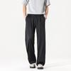 Mulberry Silk Casual Pants Men's Straight Loose Summer New Ice Silk Drape Versatile Wide-leg Sweatpants Thin