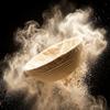 Ratan Basket 25Cm With Cover For Bread Proofing Ø 24.5Cm