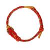 Year of the Horse Zodiac Red String Bracelet with Eight Guardian Deities Amulet
