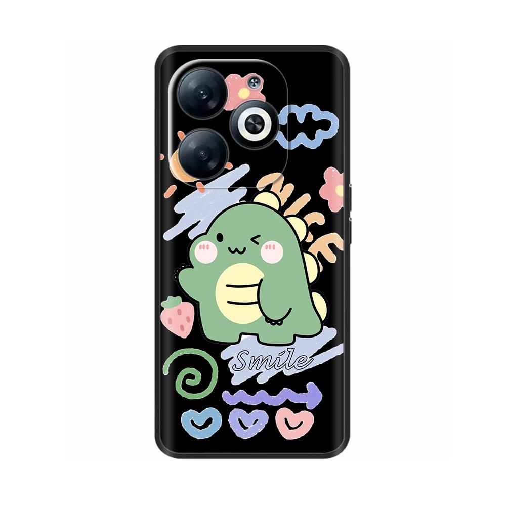 Phone Case For Infinix Smart 8 8pro 8Plus Cute Cartoon Painted Back Cover Soft TPU Bumper For Infinix Smart 8 Pro Plus Case Capa