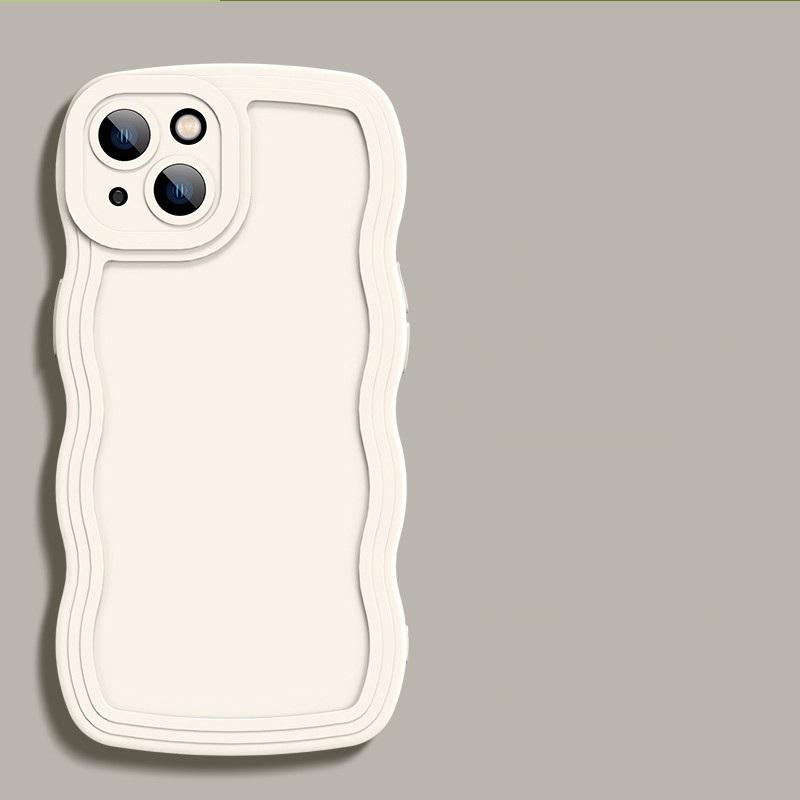 Pro iPhone 16 Pro 15 14 Vlnitý Vzor Pouzdro na Telefon 13 Pro Max 12 11 7 8 XR X XS Max Pouzdro Silikonový Kryt na Ochranu Fotoaparátu