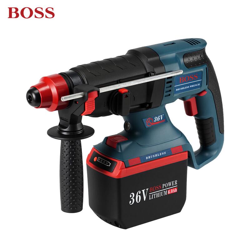 BOSS 36V Industrial Brushless Cordless Rotary Hammer Drill CN plug (adapter included)