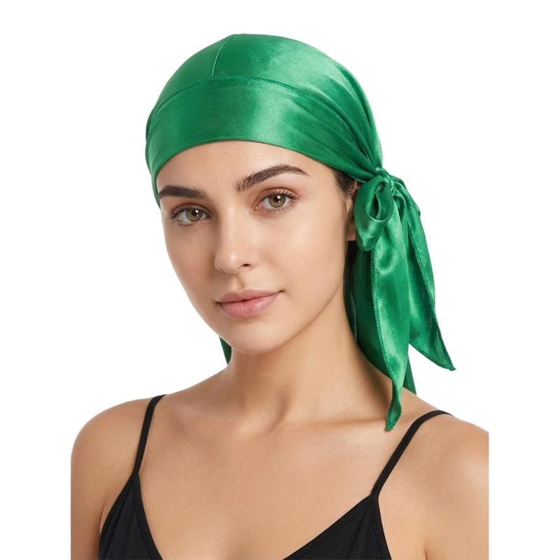 Damen Durag Kopftuch Kopfbedeckung Hut Schal Perfekt für Festivals und Feiern Atmungsaktive Kopfbedeckung Kopftuch