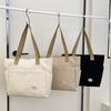 Versatile Oxford Cloth Student Shoulder Bag Multi Layered Large Capacity Tote Bag Zipper Portable Handbag Travel