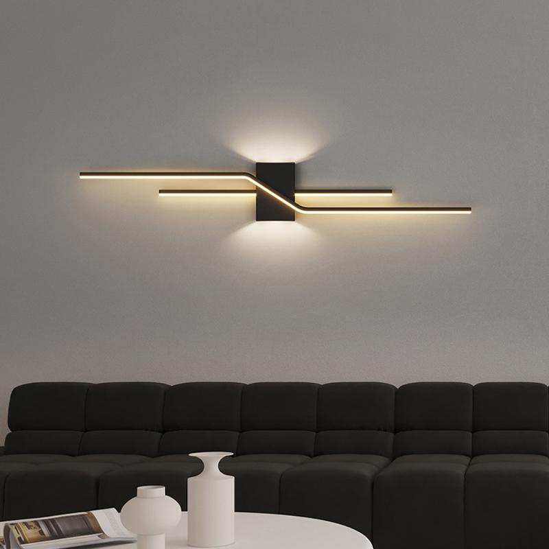 Modern LED Wall Lamps Black White Living Dining Room Bedroom Bedside Porch Hallway Lamps Home Decor Indoor Lighting Wall Sconce