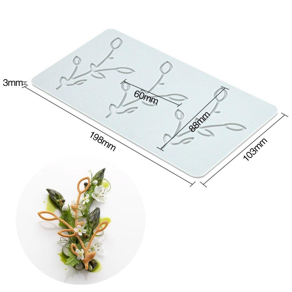 Fondantform Rand Dekoration Kuchen dekorieren Kuchen Spitze Form Spitze Matte Silikonform Blätter