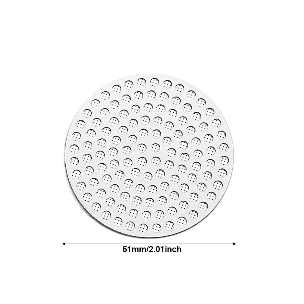

51/53/58 мм многоразовый фильтр для кофе из нержавеющей стали с двухслойной мелкой сеткой для профессионального эспрессо-фильтра 51mm
