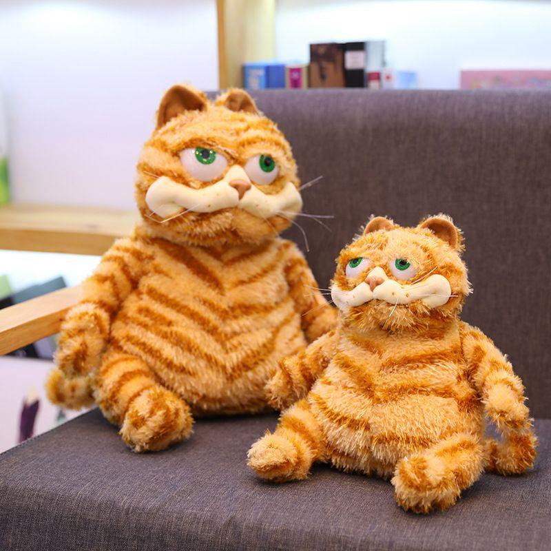 Cartoon Garfield Plüschtier Dicke Katze Weiches Kuscheltier Kissenpuppe 12-18 Zoll**