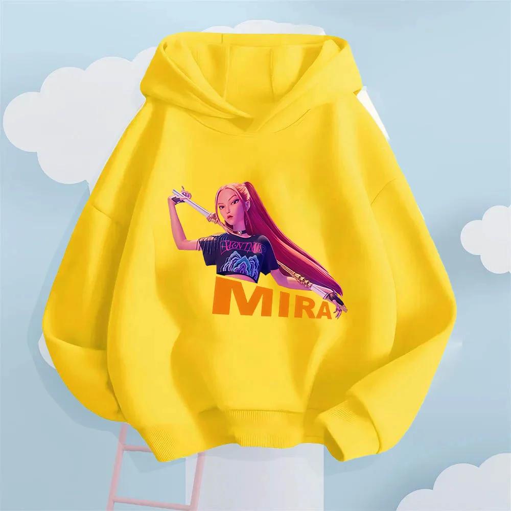 Girls' Hooded Pullover, a Casual and Fashionable Internet Style Women's Soldier Printed Children's Sports Shirt for Autumn and Winter