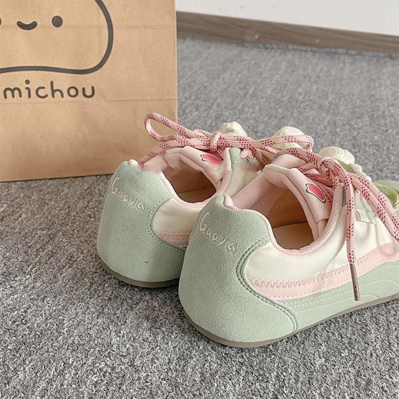 Fashion 2025 Brand Ladies Shoes Front Lace-up Women's Vulcanize Fashion Color Matching Light Best Seller Comfortable Casual Shoes