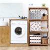 1PC Cotton and Linen Dirty Clothes Laundry Basket, Collapsible Storage Basket, Toy Organizer For Home Travel Apartment Hotel Box