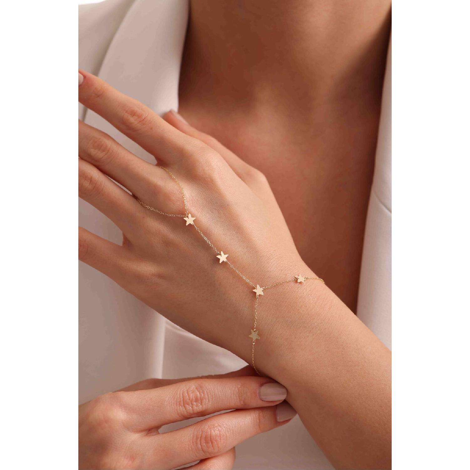 

14 Set Gold Star Form Glittering ahmeran золотий