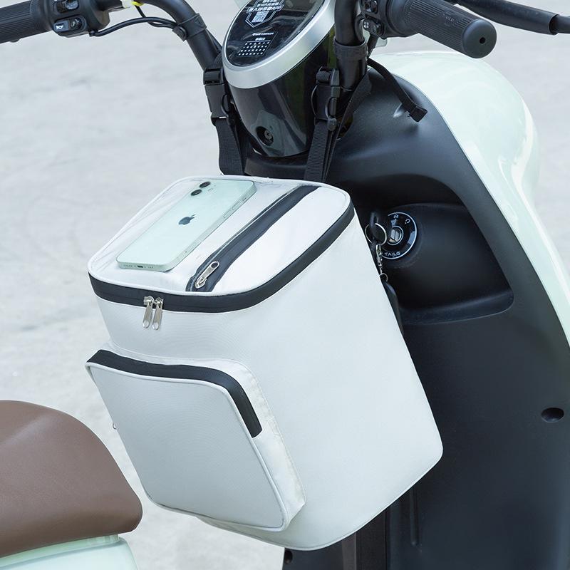 Borsa Portaoggetti Anteriore da Appendere per Veicoli Elettrici, Biciclette e Motociclette