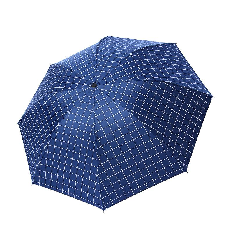 Vinyl sunscreen umbrella Folding sun umbrella Anti-ultraviolet garden parasol Sunshine and rain children's dual-purpose umbrella
