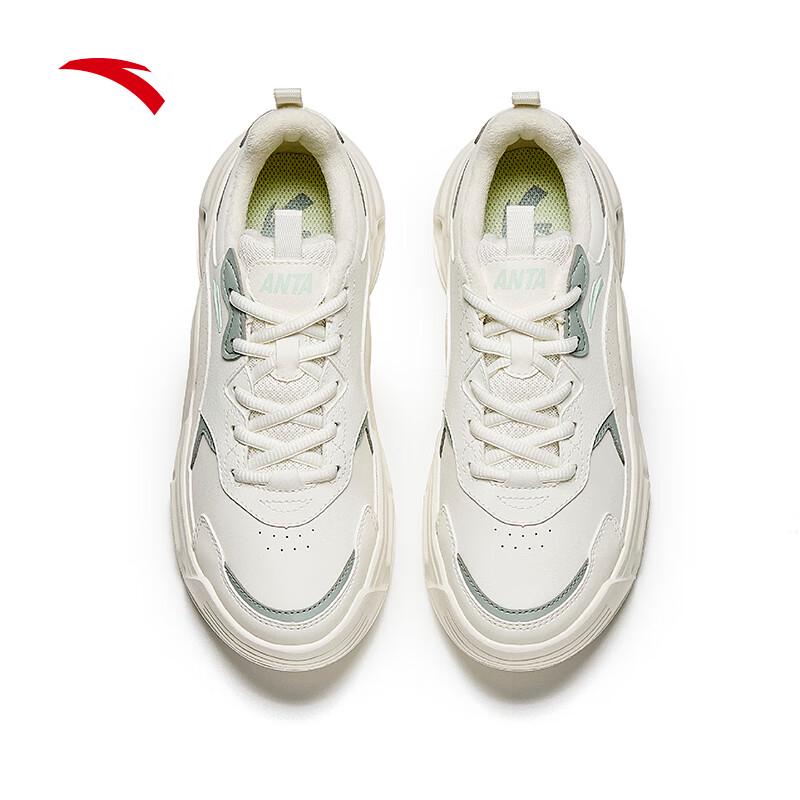 ANTA Women's Rabbit Fleece-Lined Casual Sneakers