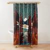 Mountain Shower Curtain Starry Night Shower Curtain Moon Shower Curtain,Lake Stars Nature Landscape Art Bathroom Curtains