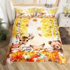 Lovely Squirrel Duvet Cover Cartoon Animal Starry Sky Moon Universe Blue Cloud Bedding Set Watercolor Painted Art Quilt Cover