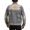 Xintang Men's Heavyweight Gradient Denim Jacket - 2024 Retro Workwear Edition