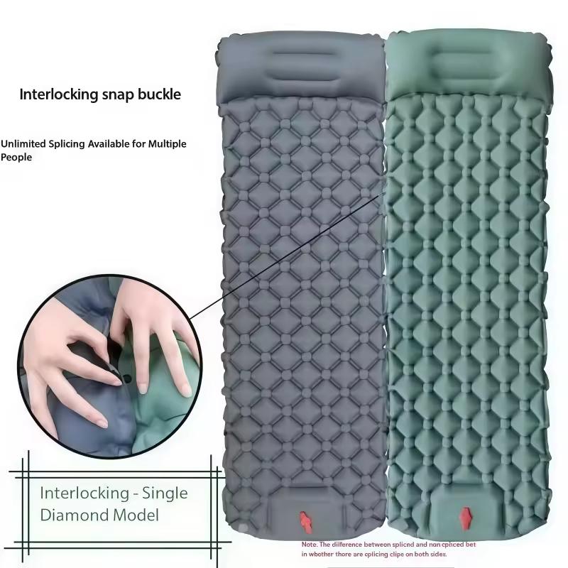 Ultra Light TPU Foldable Inflatable Portable Hiking Camping Park Air Bed Mattress Waterproof Self Inflating Sleeping Pad