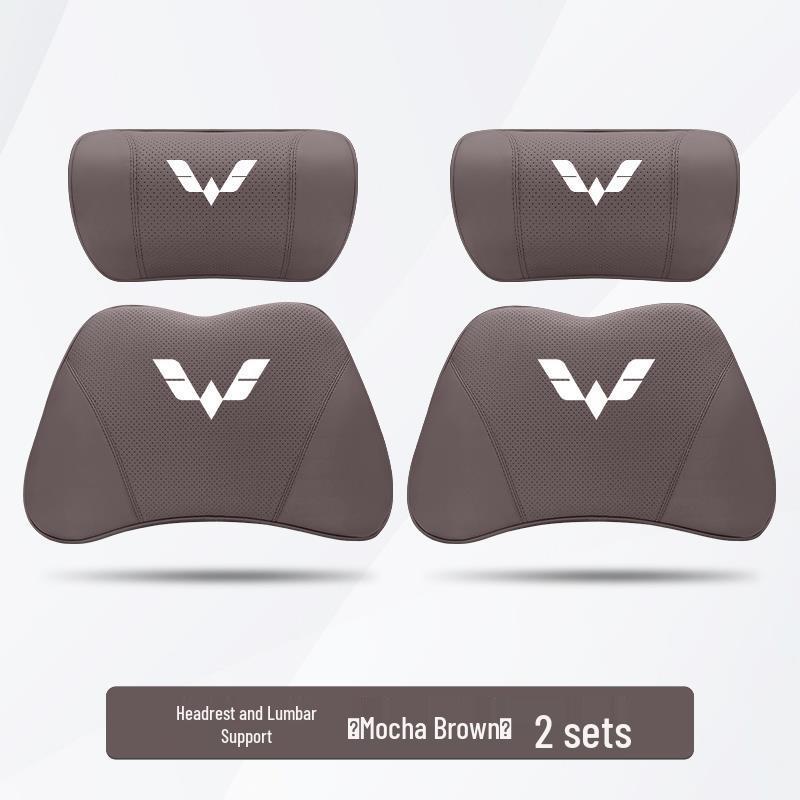 Wuling Car Headrest & Lumbar Support Cushion (Compatible with S/PLUS/S1/S3/V/Jiachen/Rongguang)