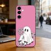 Stardust Ghost Phone Case Black Silicone Soft For Samsung Galaxy A73,A72,A71,A70,A53,A52,A51