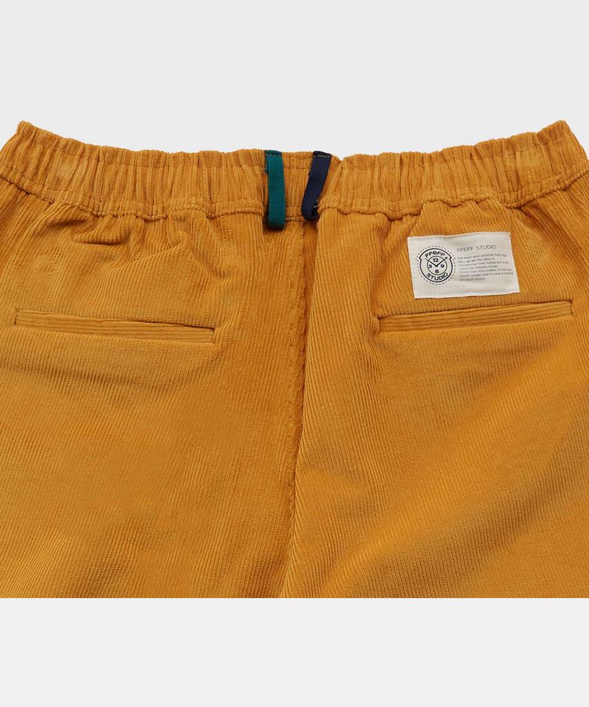 FFEFF STUDIO Corduroy Wide Elastic Pants (Mustard)
