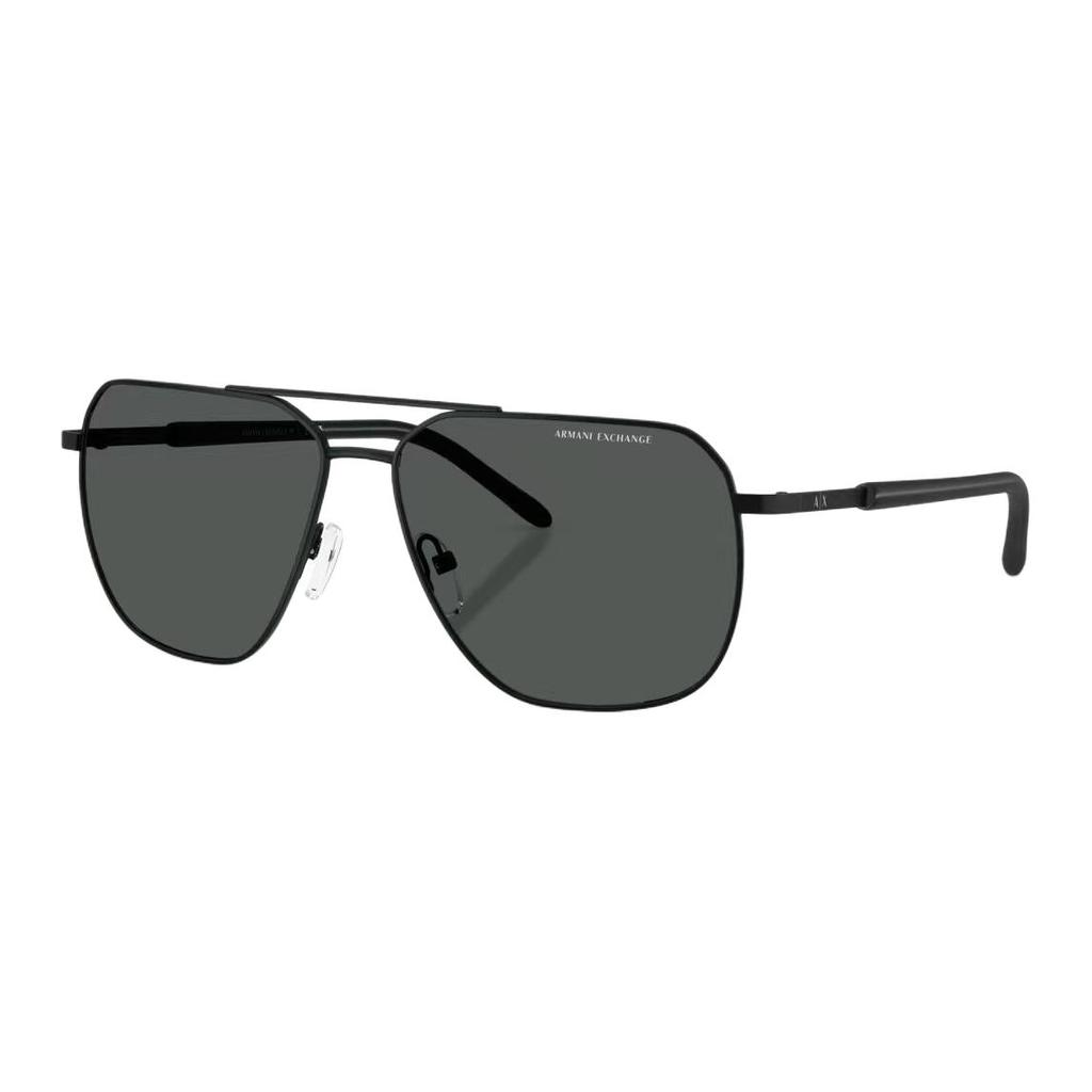 Emporio Armani Original Design Metal Pilot Sunglasses Men Sunglasses Matte-Black 0AX2057S-600087