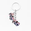 Taška Kabelka Přívěsek na klíče Vynikající kvalita Klíčenka Klíčenka s vlajkou Spojeného království Klíčenka Union Jack Klíčenka GB Britská vlajka Přívěsek ve tvaru srdce