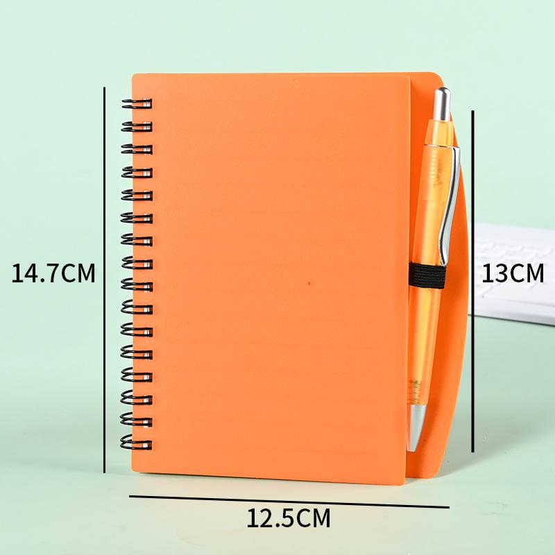 Stylish Spiral Notebook with Pen Holder for School, Training, Corporate Promotions & Custom Work Logs