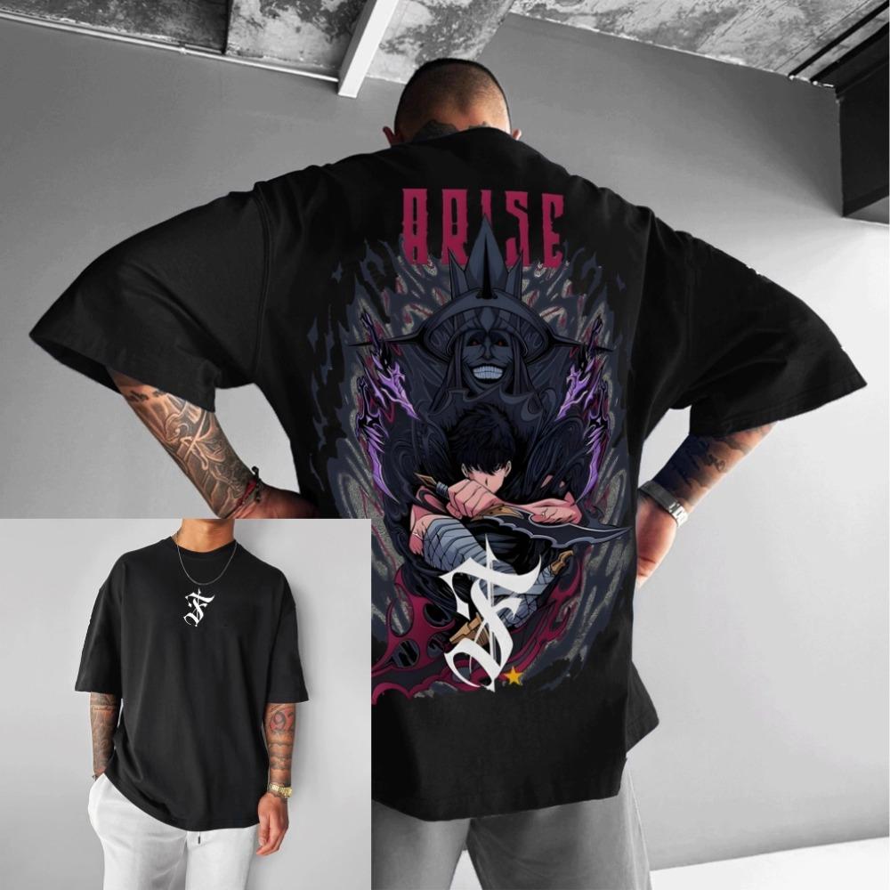 Oversized men's T-shirt summer women's short sleeved T-shirt
