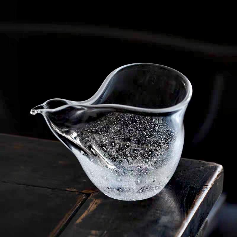 

250ML Gourd Air Bubble Glass Fair Cup Tea Pitcher Heat-resistant Kung Fu Tea Fair Mug Chahai Chinese Tea Set Accessories 250ML чистый