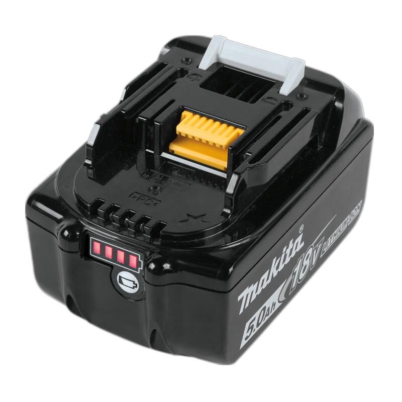Аккумулятор Makita 18V LXT Литий-ионный 5.0Ач с индикатором заряда, штепсель CN (адаптер в комплекте)