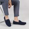Stylish Summer Male Loafers Mens Suede Leather Casual Shoes Lightweight Slip On Flats Leisure Walk Driving Shoes Comfy Moccasins