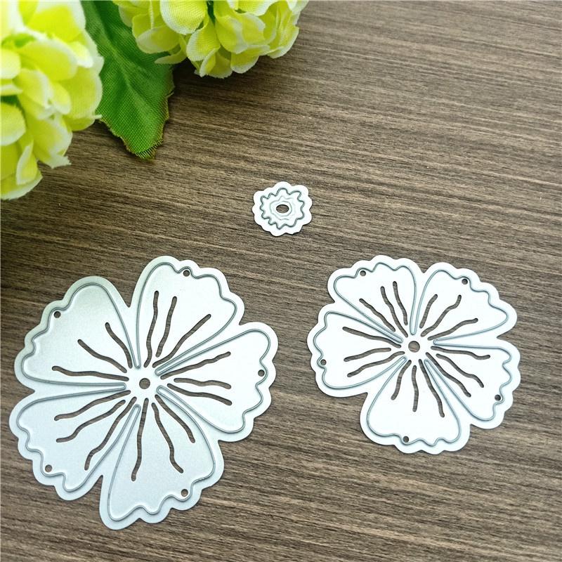 Flower Metal Cutting Dies Stencil for DIY Scrapbooking Photo Album Embossing Paper Cards Crafts Diecuts
