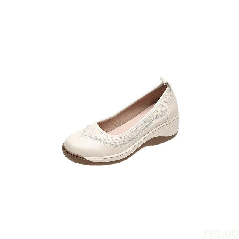 Round Toe Solid Ladies Shoes New Non Slip Women's Flats Casual Solft Sole Mary Jane Shoes Comfortable Loafers Zapatillas Mujer