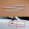 1 Set BK-190A-CI Exterior Door Side Fender Trim Cover Decor Emblem Badge Stripe Decal for Universal Car SUV Silver Chrome