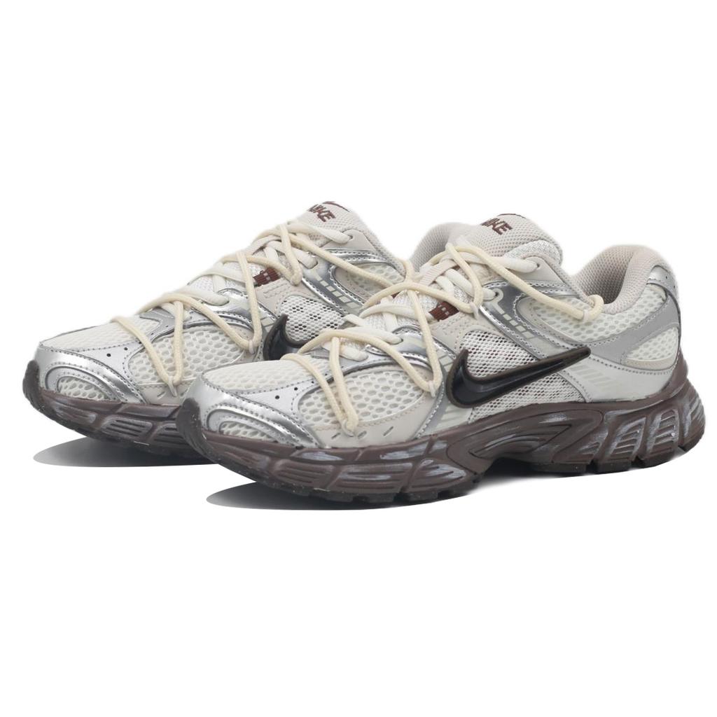 Nike V5 RNR Mesh Cushioning, Wear Resistant Low top Casual Running Shoes Unisex Beige Silver Brown HQ7901-102(Team205- )