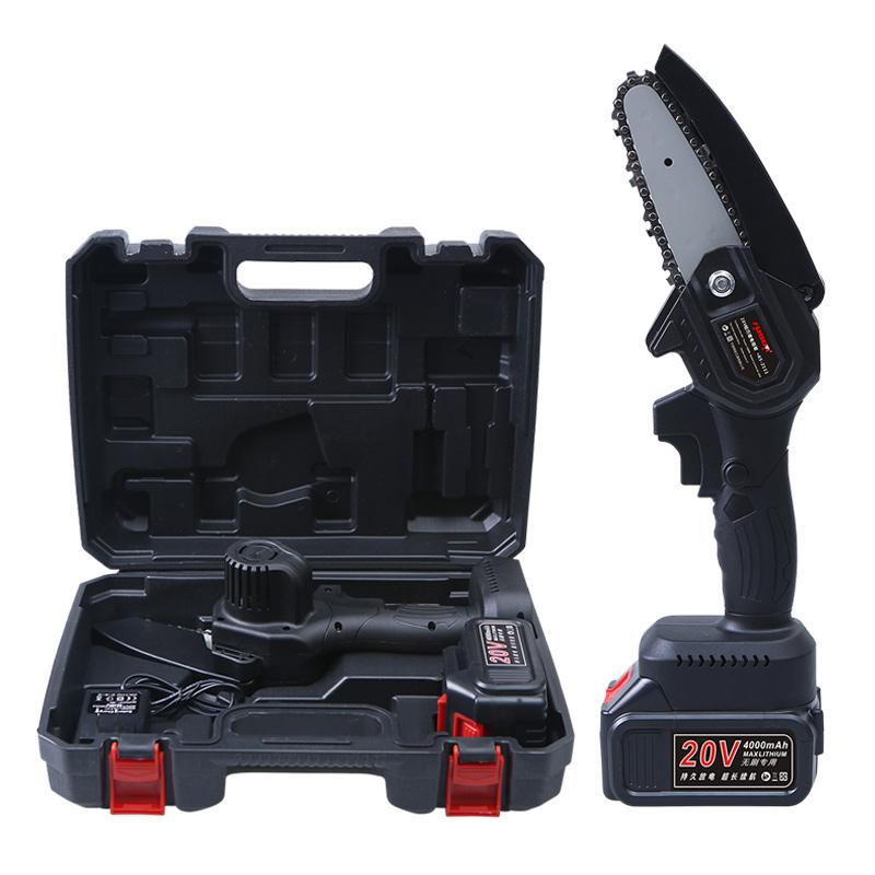 Lithium Ion Logging Saw Brushless Motor Rechargeable Household Handheld Chain Saw High-power Outdoor