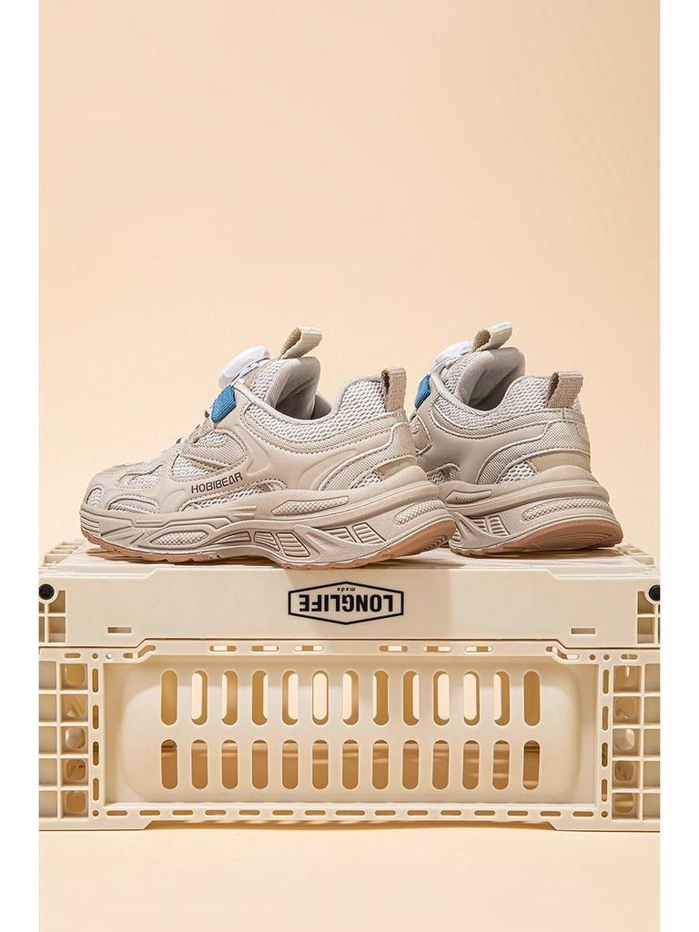 Happy Bear Breathable Mesh Lightweight Unisex Shoes for Spring and Autumn