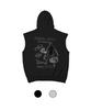 CREAM SODA LAB 1984 Dominant Sleeveless Hoodie Black