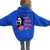 New Halloween, Hooded Sweater with Back Print, Long-sleeved Loose Casual Top and Shirt.