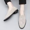 Fashion Casual Shoes Men Comfortable Driving Shoes Simple Loafers Genuine Leather Office Flats Shoes All-match Social Dress Shoe