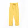 Cotton and Linen Solid Elastic Waist Candy Color Harem Pants Casual Women's Pants