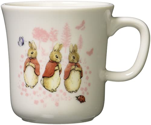 Yamaka Shoten Peter Rabbit Mug, Approx. 300ml, Microwave-Safe, Sisters, Made in Japan, PR562-11