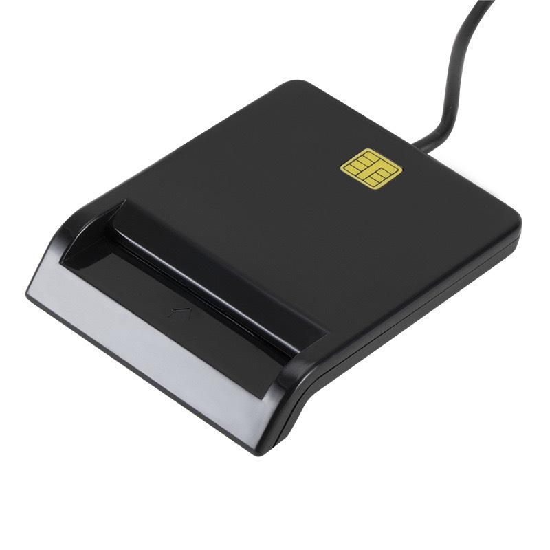 USB 2.0 Smart Card Reader/Writer for ATM, Tax Filing, Bank, ID, and IC Cards