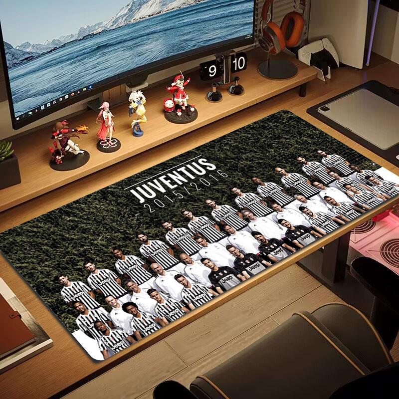 Juventus Mouse Pad, Large Gaming Desk Mat, Non-slip XXL Mousepad for Laptop & Tablet, Mini PC Playmat with Stitched Edges