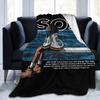 SOS SZA Rapper Knitted Blanket 90s Music Fleece Throw Blanket Bedroom Sofa Decoration Lightweight Bedspread