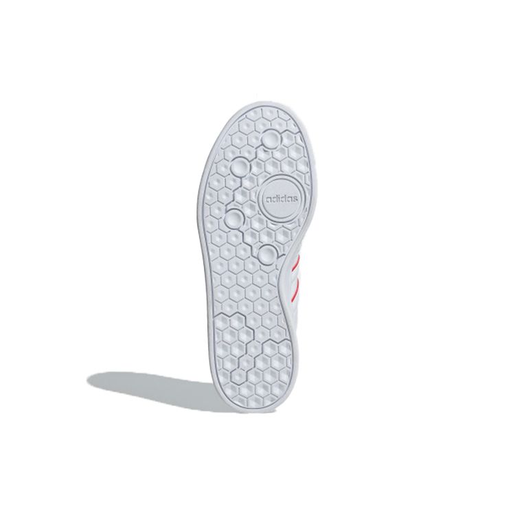 Adidas Neo Breaknet Plus Non-Slip Durable Low-Top Skate Shoes Men Sneakers White Red FZ3271