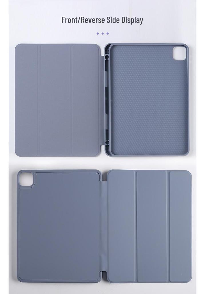iPad 10.2/Pro 3/4/Air 5/Mini 5/6 Case with Pen Slot, Soft Leather Shell