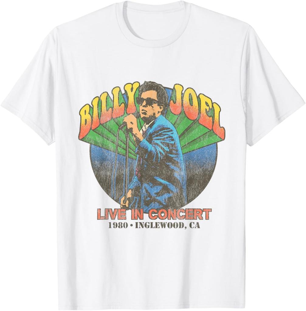 Billy Joel - Na żywo w Inglewood 1980 T-Shirt